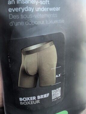 BN3TH Men's Classic Boxer Briefs 6.5" - Pine  - Size Small NWT